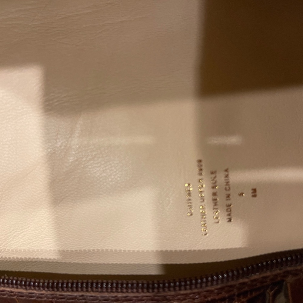 Joan and David Croc skin leather upper boots - Picture 2 of 8